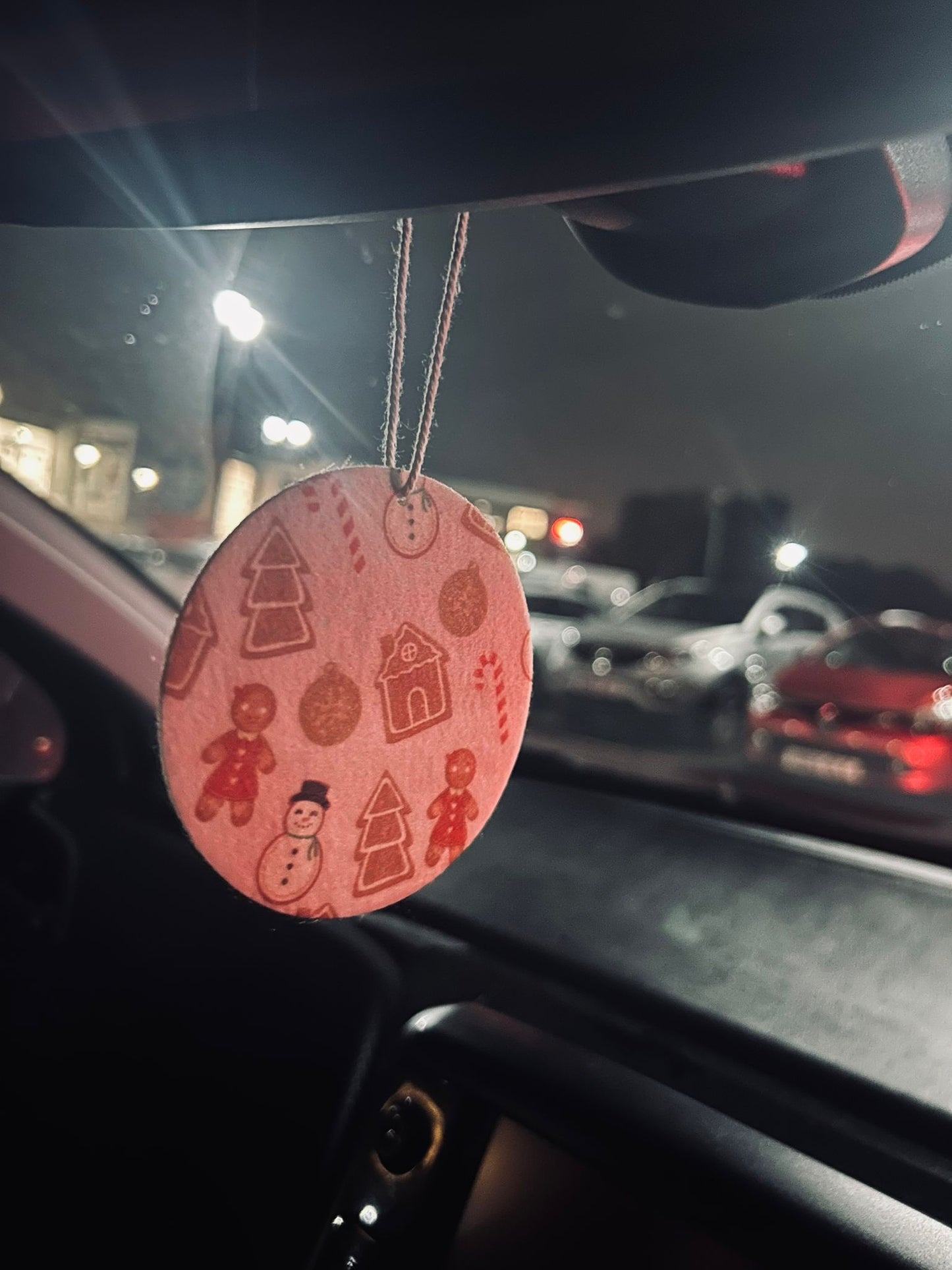 Christmas Design Hanging Card Car Fresheners ~ Laundry & Fresh Scents