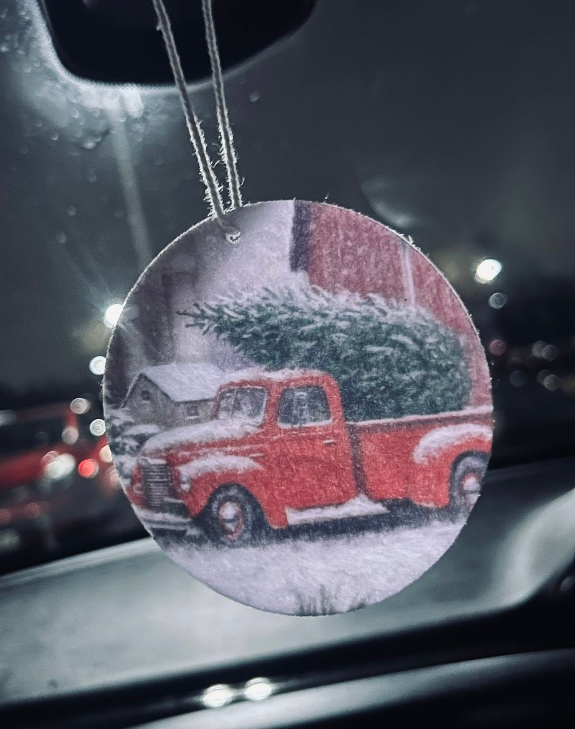 Christmas Design Hanging Card Car Freshener ~ Sol Collection (SDJ)