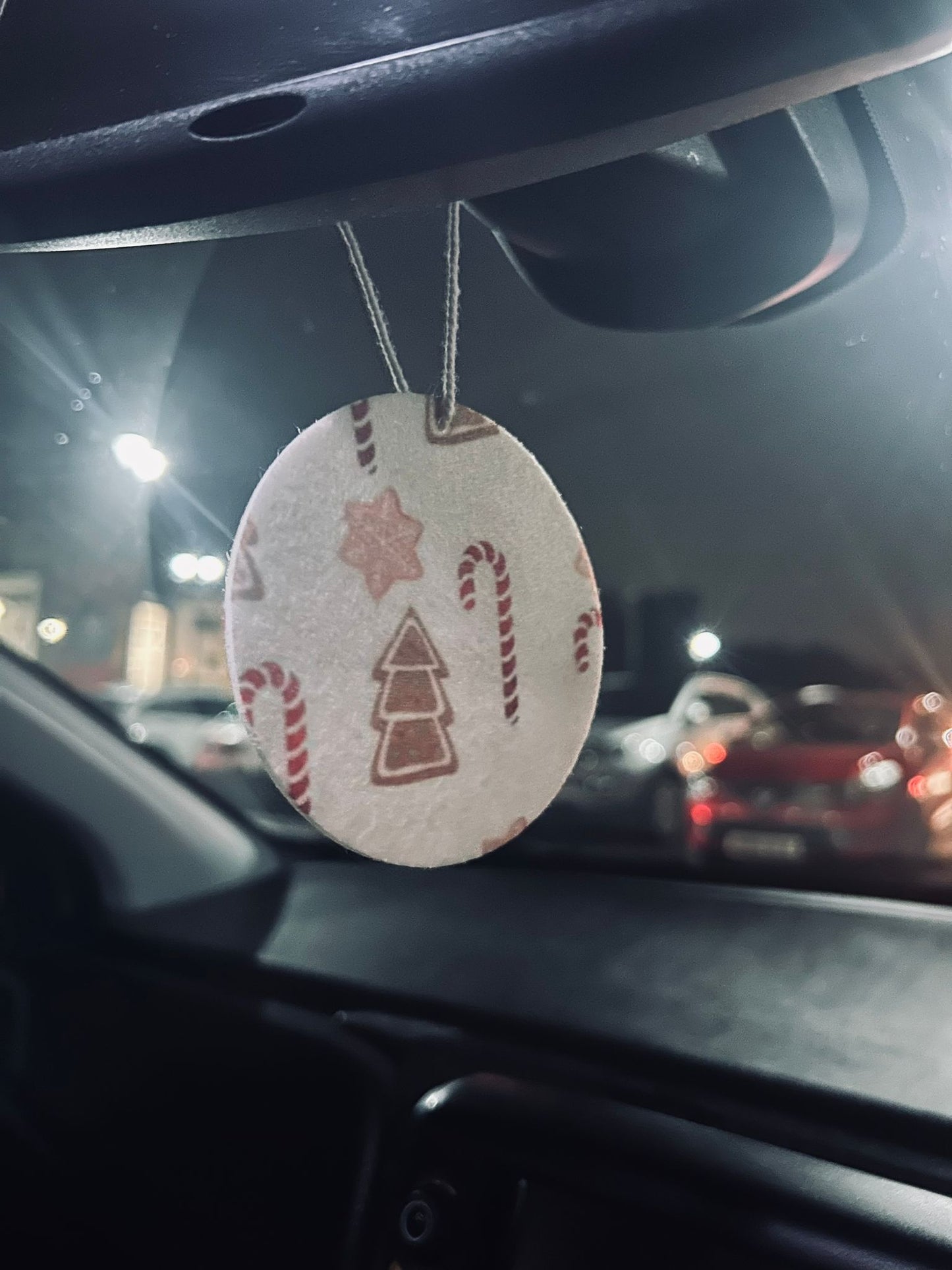 Christmas Design Hanging Card Car Fresheners ~ Laundry & Fresh Scents
