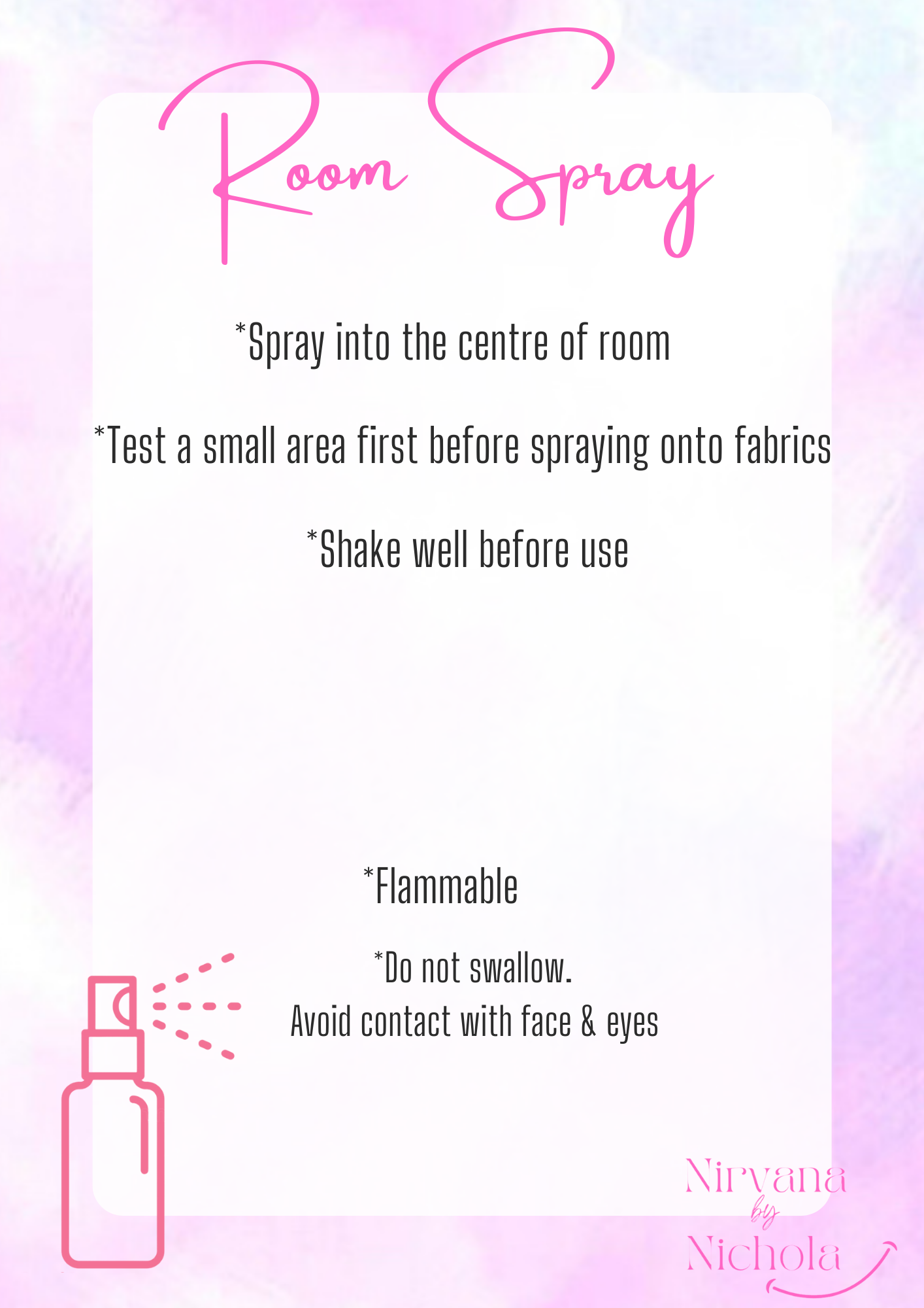 Room / Linen Spray ~ Wellness Collection