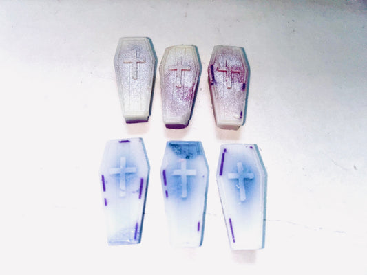 Wax Coffins (4 in pack) ~ Halloween / Autumn