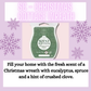 Christmas Wax filled Bauble