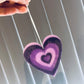 Purple Heart Hanging Card Car Freshener  ~ Perfume & Aftershave
