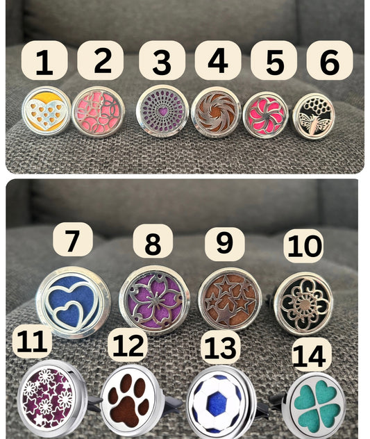 Car Vent Clip Freshener - Sweet & Fruity Scents