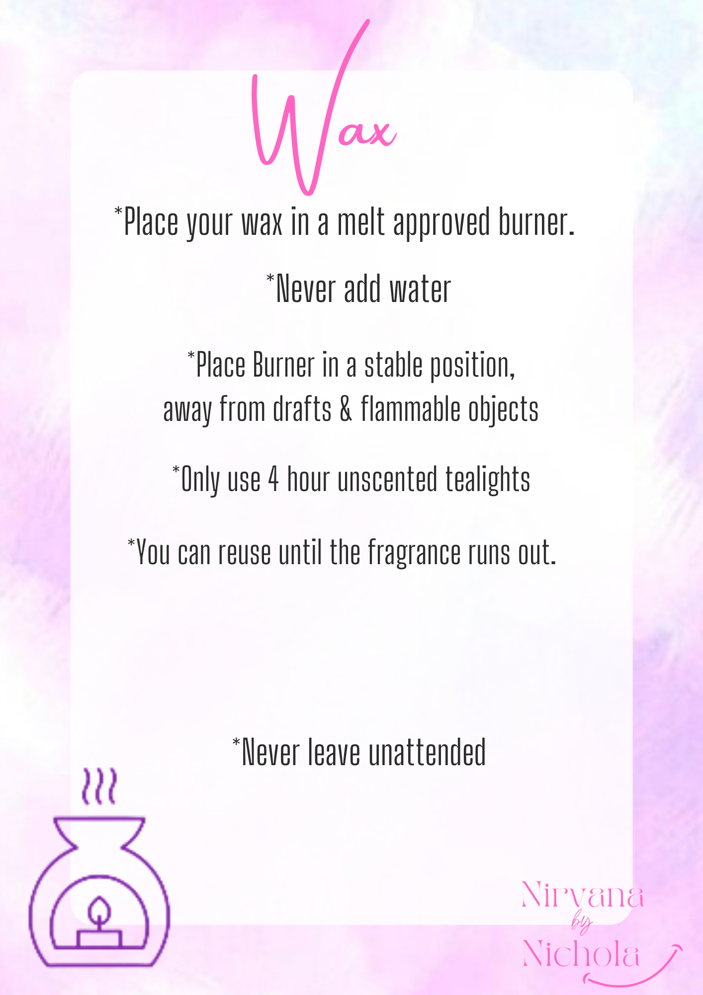 Wax Hearts ~ Wellness Collection